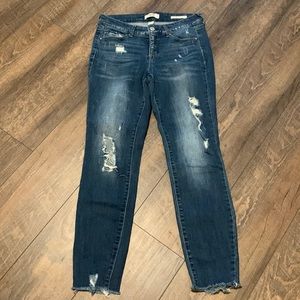 Vintage American Boho Skinny Ankle Jeans size 4/27